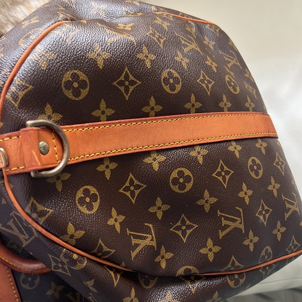 Louis Vuitton Travel Bag Keepall Bandouliere 55 Brown Monogram - Picture 8 of 16